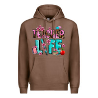 Chestnut teacher life Premium Hoodie - AdoDesignShop