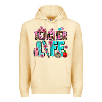 Pina Colada teacher life Premium Hoodie - AdoDesignShop
