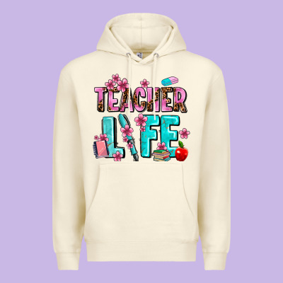 Teacher Life Premium Hoodie Designed By Adodesignshop