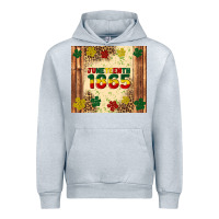 Heather Grey juneteenth 1865 Urban Hoodie - Artiststas