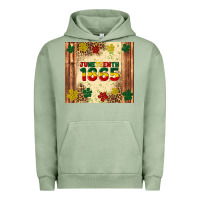 Pigment Oil Green juneteenth 1865 Urban Hoodie - Artiststas