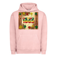 Pigment Salmon juneteenth 1865 Urban Hoodie - Artiststas