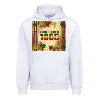 White juneteenth 1865 Urban Hoodie - Artiststas