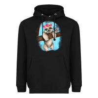 Black baby sloth Heavyweight Hoodie - RanaPortraitStore