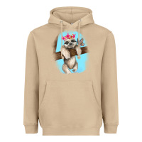 Mushroom baby sloth Heavyweight Hoodie - RanaPortraitStore