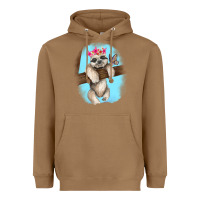 Toasted Coconut baby sloth Heavyweight Hoodie - RanaPortraitStore
