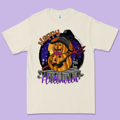 Happy Halloween Premium Tee Designed By Sublimationcraftshop