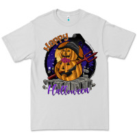 Dove Grey Happy Halloween Premium Tee - SublimationCraftShop