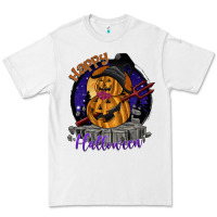 White Happy Halloween Premium Tee - SublimationCraftShop