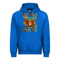 Cobalt not today heifer long haired cow Urban Hoodie - Jasminsmagicworld