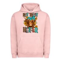 Pigment Salmon not today heifer long haired cow Urban Hoodie - Jasminsmagicworld