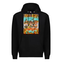 Black Fall gnomes Premium Hoodie - Artiststas