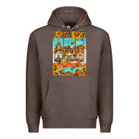 Coffee Fall gnomes Premium Hoodie - Artiststas
