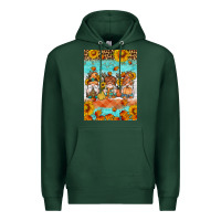 Sports Green Fall gnomes Premium Hoodie - Artiststas