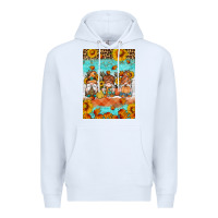 White Fall gnomes Premium Hoodie - Artiststas