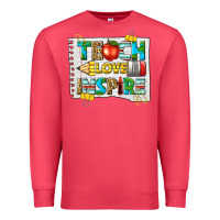 Cardinal teach love inspire Premium Sweatshirt - texasbilliewilder