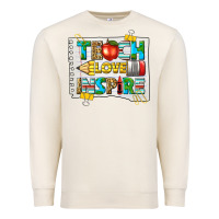 Sandshell teach love inspire Premium Sweatshirt - texasbilliewilder