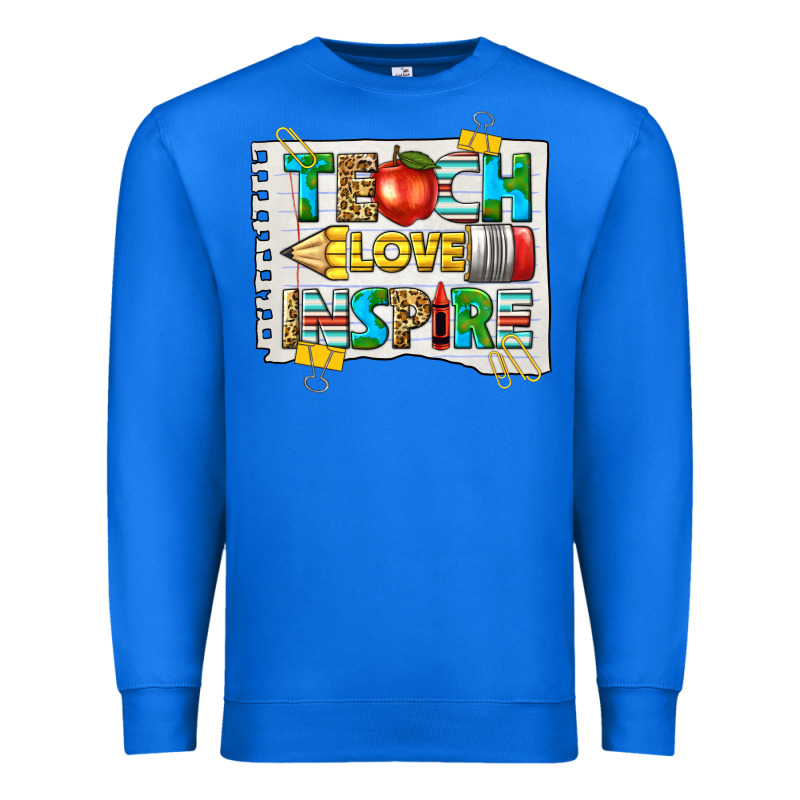 Teach Love Inspire Premium Sweatshirt by texasbilliewilder | Teevron
