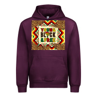 Mauve Wine young black and free Urban Hoodie - Artiststas