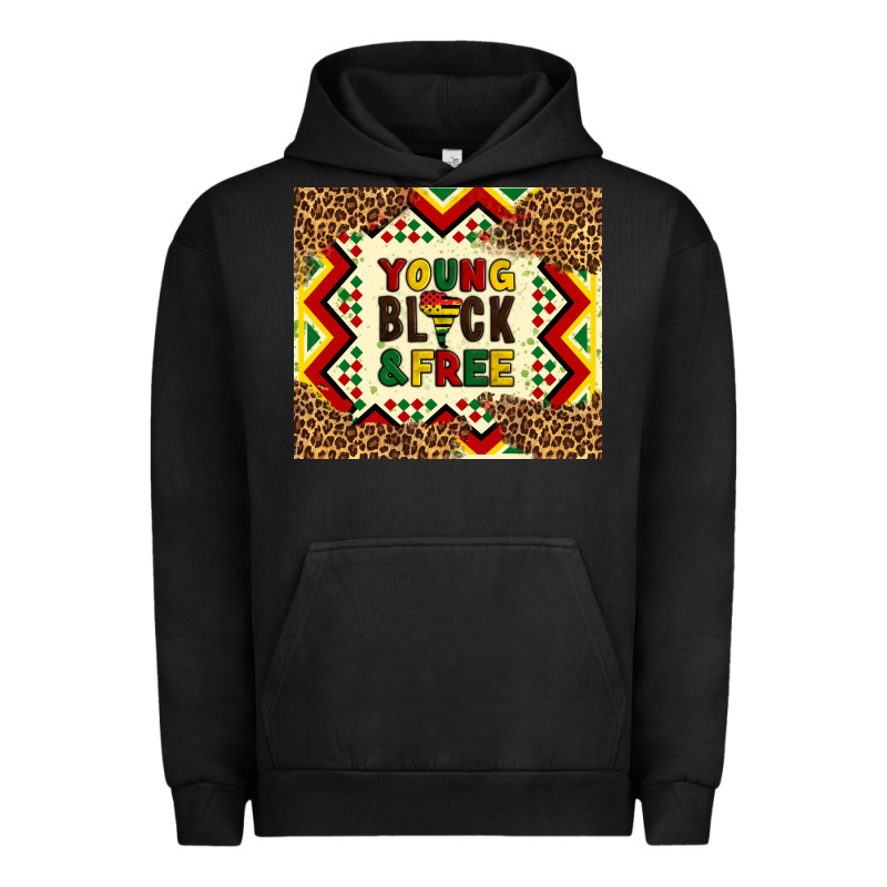 Young Black And Free Urban Hoodie by Artiststas | Teevron