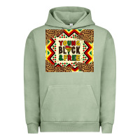 Pigment Oil Green young black and free Urban Hoodie - Artiststas