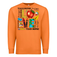 Teach Love Inspire Teacher Premium Sweatshirt | Teevron