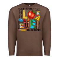 Chestnut teach love inspire teacher Premium Sweatshirt - texasbilliewilder