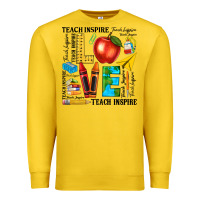 Lemon teach love inspire teacher Premium Sweatshirt - texasbilliewilder