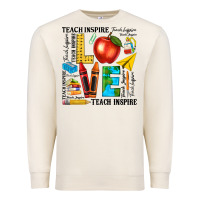 Sandshell teach love inspire teacher Premium Sweatshirt - texasbilliewilder