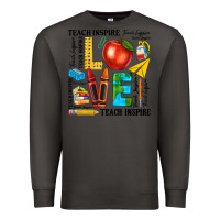 Smoke teach love inspire teacher Premium Sweatshirt - texasbilliewilder