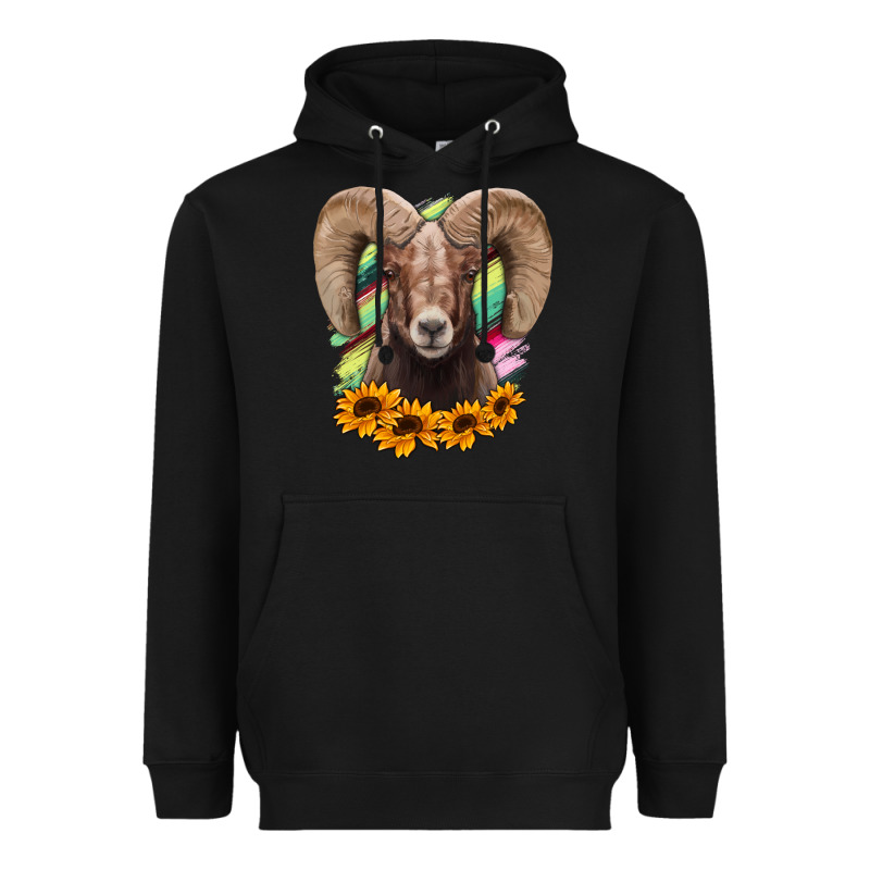Bighorn Sheep Heavyweight Hoodie by RanaPortraitStore | Teevron