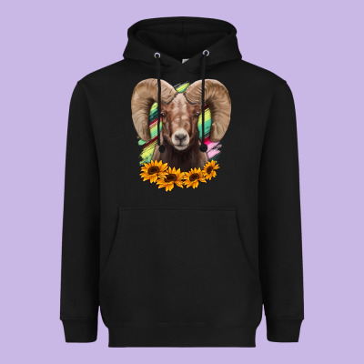 Heavyweight Hoodie bighorn sheep