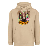 Mushroom bighorn sheep Heavyweight Hoodie - RanaPortraitStore