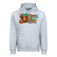 Heather Grey coffee then cows longhaired cow Urban Hoodie - Jasminsmagicworld