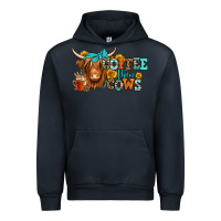 Navy coffee then cows longhaired cow Urban Hoodie - Jasminsmagicworld