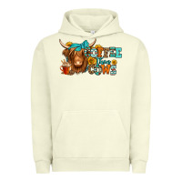 Pigment Pistachio coffee then cows longhaired cow Urban Hoodie - Jasminsmagicworld