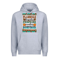Heather Grey Flannels Hayrides Pumpkins Sweaters Bonfires Premium Hoodie - Artiststas