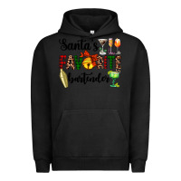 Pigment Black santa's favorite bartender Urban Hoodie - AdoDesignShop