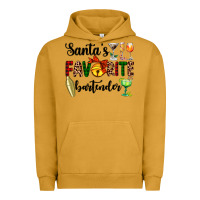 Pigment Peanut Butter santa's favorite bartender Urban Hoodie - AdoDesignShop