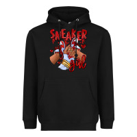Black red sneaker girl afro woman Heavyweight Hoodie - RanaPortraitStore