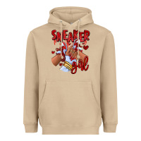 Mushroom red sneaker girl afro woman Heavyweight Hoodie - RanaPortraitStore