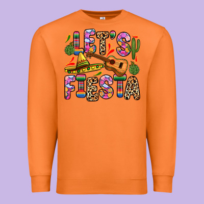 Let S Fiesta Premium Sweatshirt Designed By Zillion Design Studio