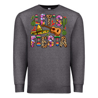 Charcoal Heather let s fiesta Premium Sweatshirt - Zillion Design Studio