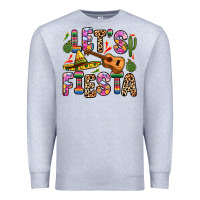 Heather Grey let s fiesta Premium Sweatshirt - Zillion Design Studio