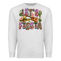 Oatmeal Heather let s fiesta Premium Sweatshirt - Zillion Design Studio