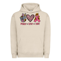 Pigment French Oak peace love cure Urban Hoodie - JahusDesignShop