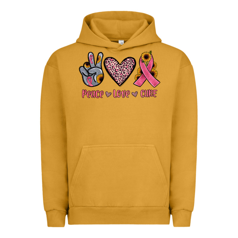 Peace Love Cure Urban Hoodie by JahusDesignShop | Teevron