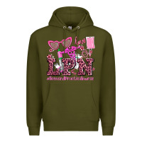 Army Green valentines day lpn licensed practical nurse Premium Hoodie - AdoDesignShop