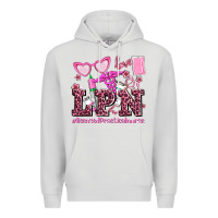 Dove Grey valentines day lpn licensed practical nurse Premium Hoodie - AdoDesignShop