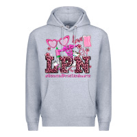 Heather Grey valentines day lpn licensed practical nurse Premium Hoodie - AdoDesignShop